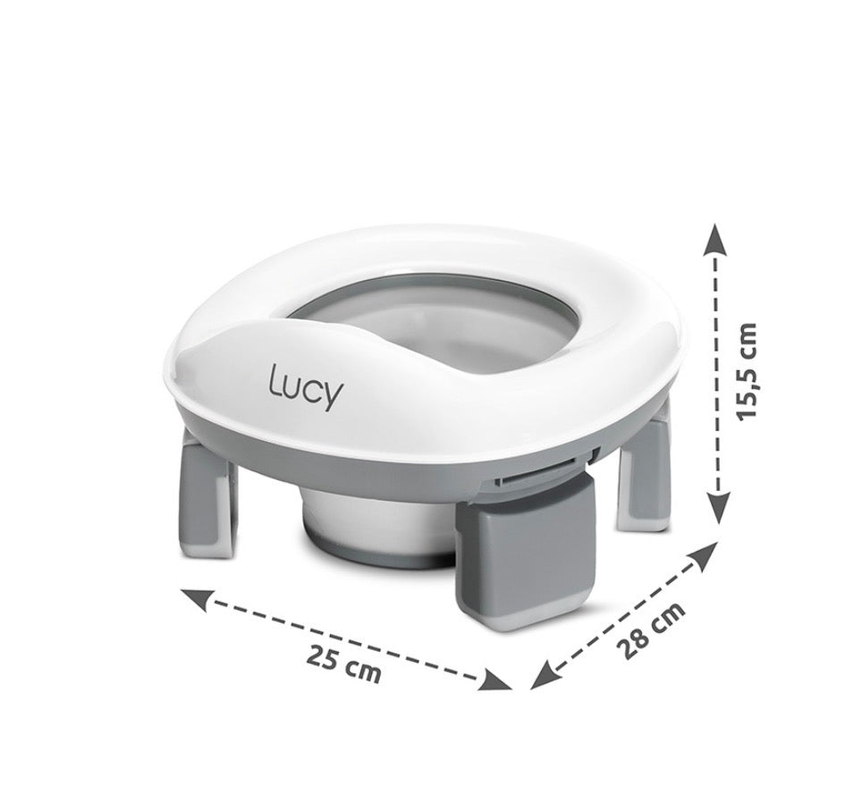 LUCY: vasino portatile e riduttore wc