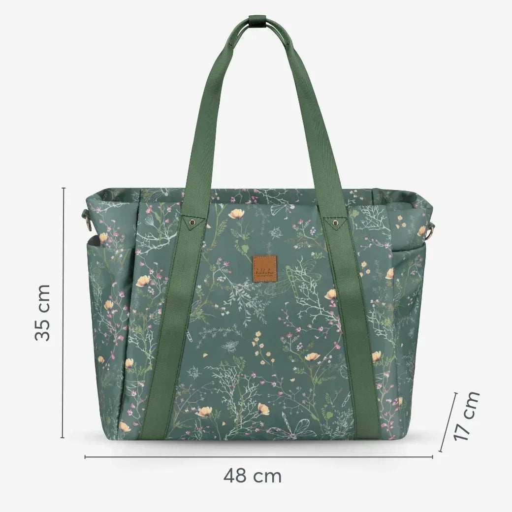 KikkaBoo® Borsa fasciatoio Florence Secret Garden Green