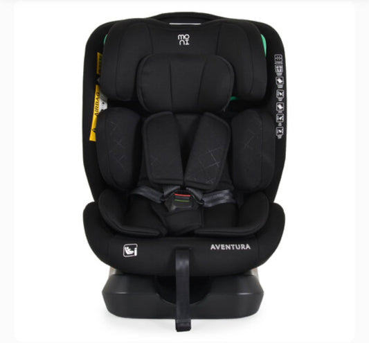 MONI SEGGIOLINO AUTO AVENTURA I-SIZE 40-150CM NERO
