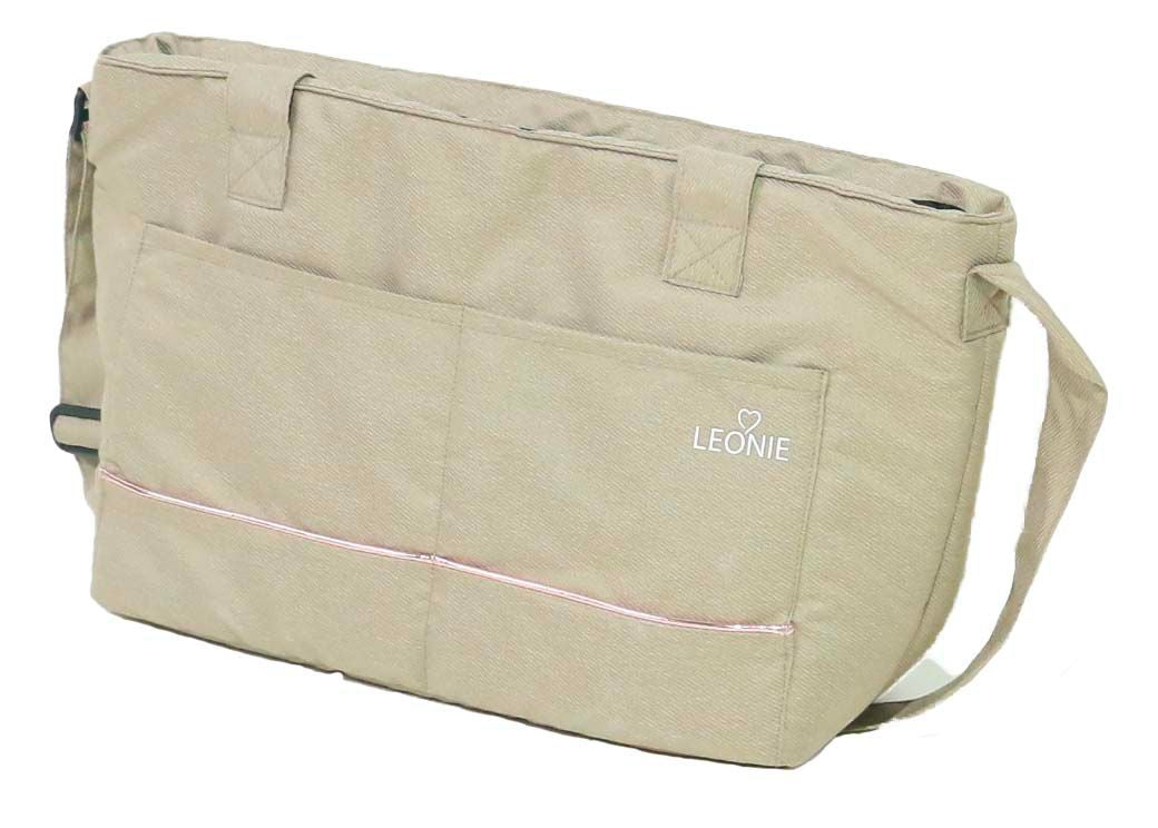 PASSEGGINO LEGGERO LEONIE SAMBA CHIUSURA AUTOMATICA COMPLETO DI BORSA OMOLOGATO 0/22KG BEIGE