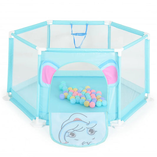 MONI BOX RECINTO CON 50 PALLINE BLU