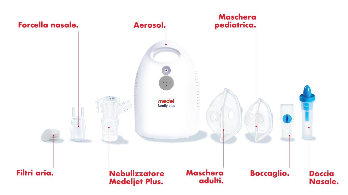 Aerosol family plus con doccia nasale