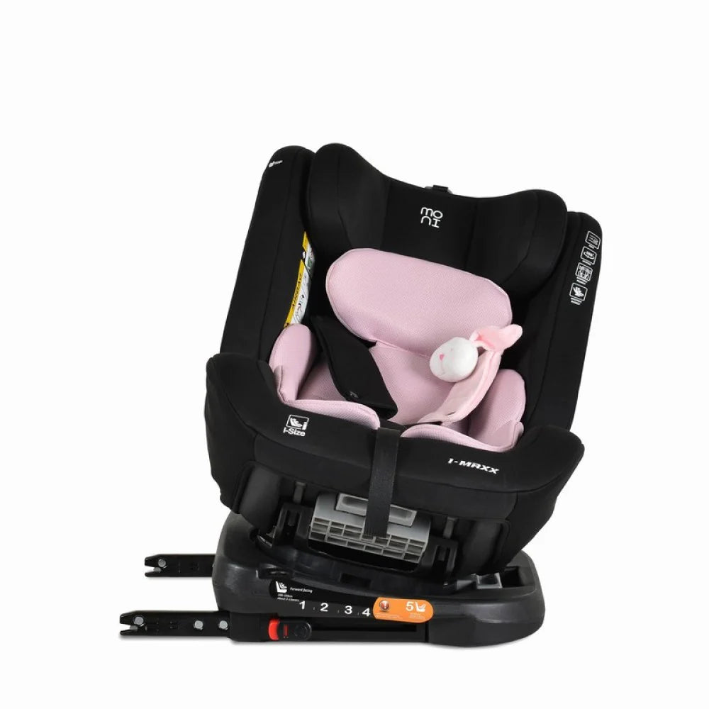 SEGGIOLINO AUTO MONI I-MAXX 360° I-SIZE 40-150CM ROSA