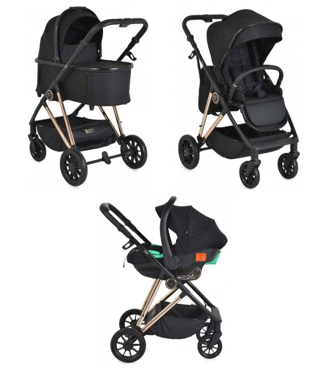 Trio MONI Merci NERO