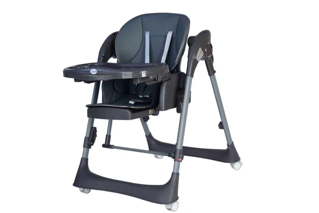 LEONIE HAPPYSWING SEDIOLONE PAPPA E ALTALENA 2IN1 CON SET PAPPA IN OMAGGIO GRIGIO