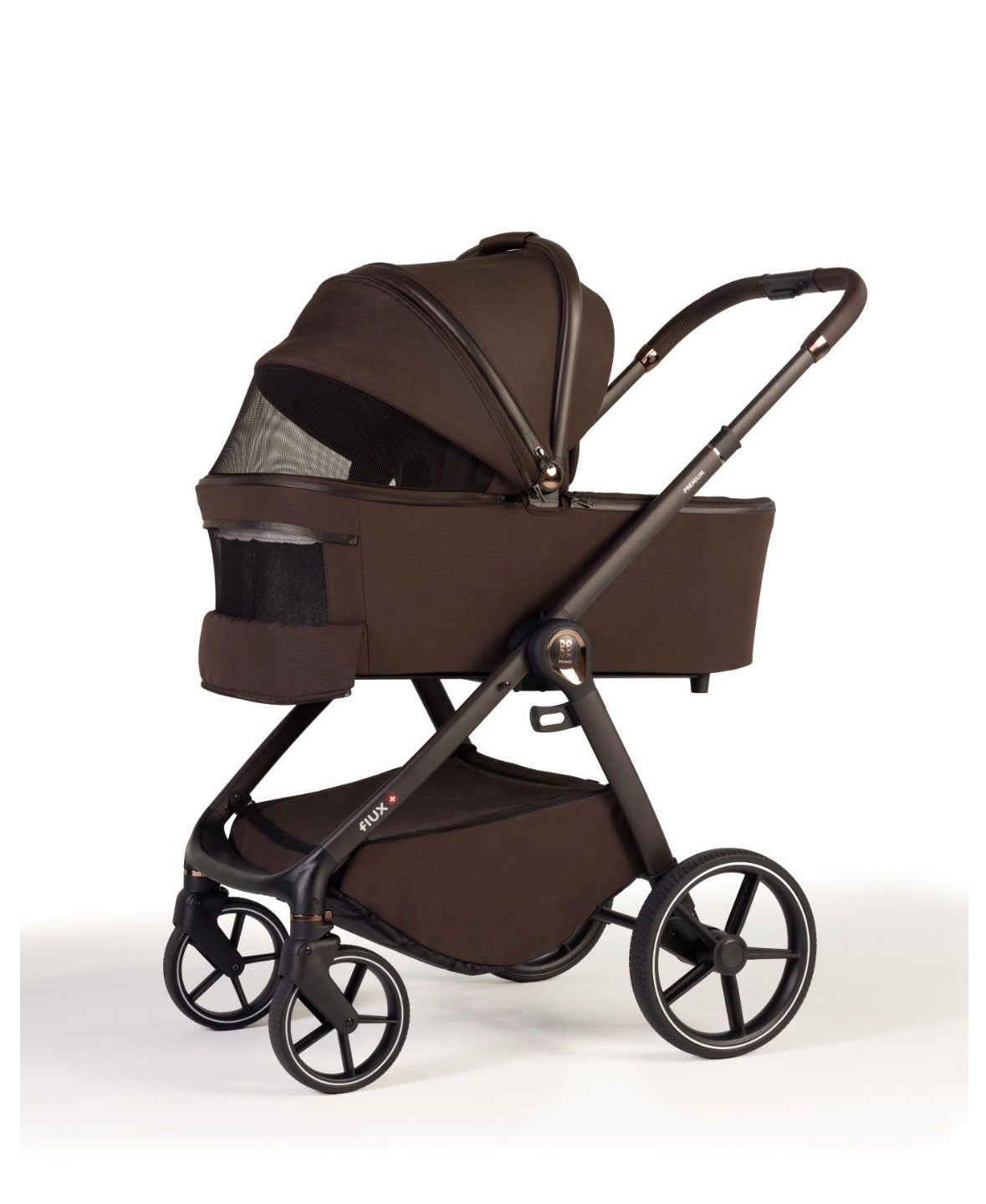Trio Dada Prams Flux Chocolate