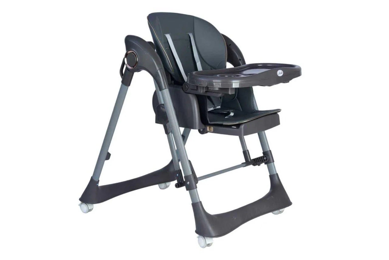 LEONIE HAPPYSWING SEDIOLONE PAPPA E ALTALENA 2IN1 CON SET PAPPA IN OMAGGIO GRIGIO