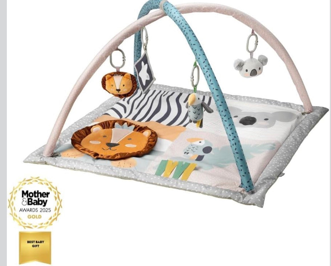 Nuby Animal Adventures Baby Play Mat – Palestra giocattolo con giocattoli