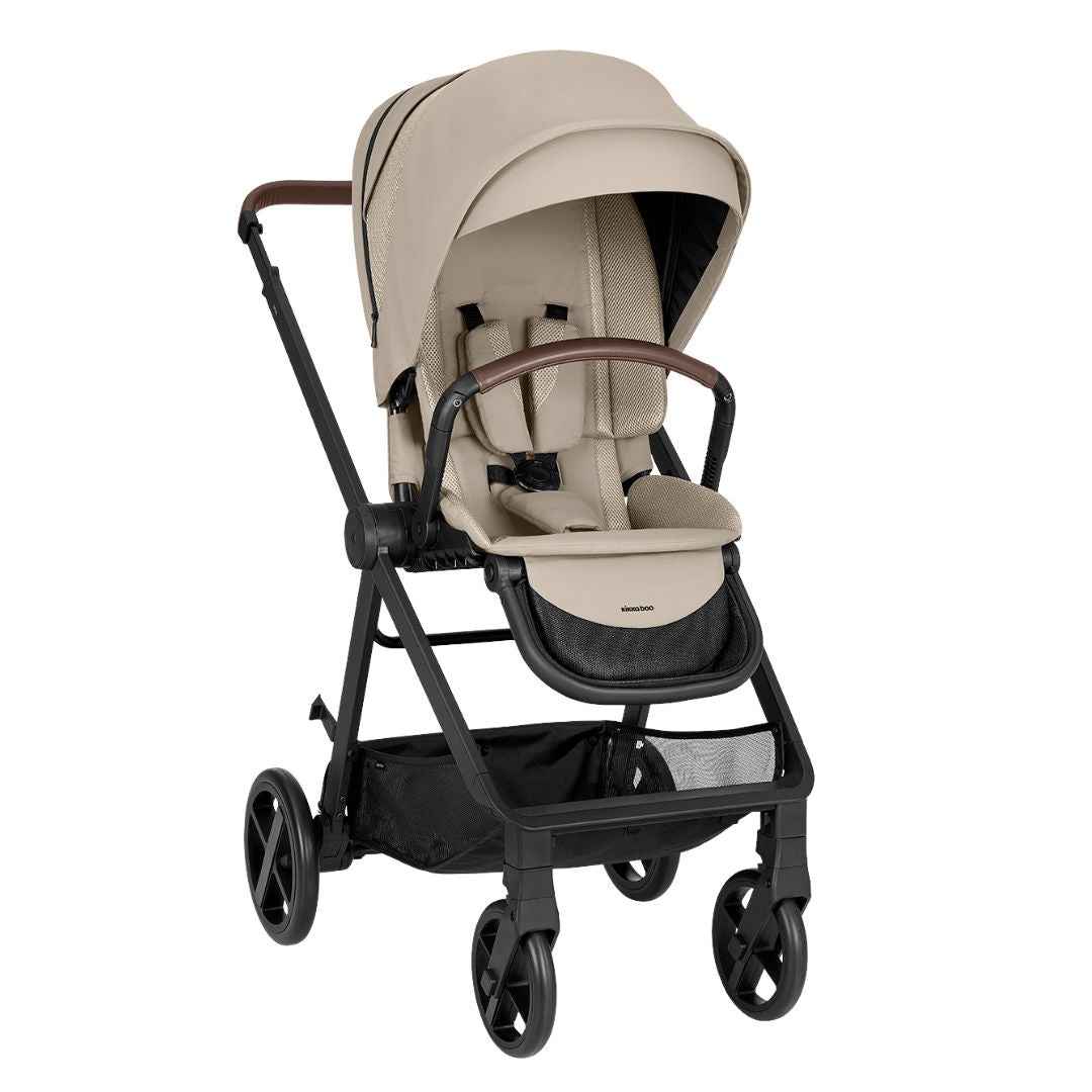 KikkaBoo® Passeggino con navicella 3in1 Mia Beige