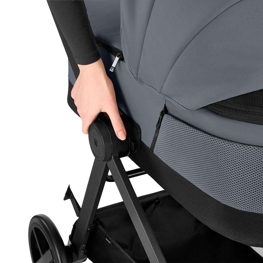KikkaBoo® Passeggino con navicella 3in1 Mia GRIGIO