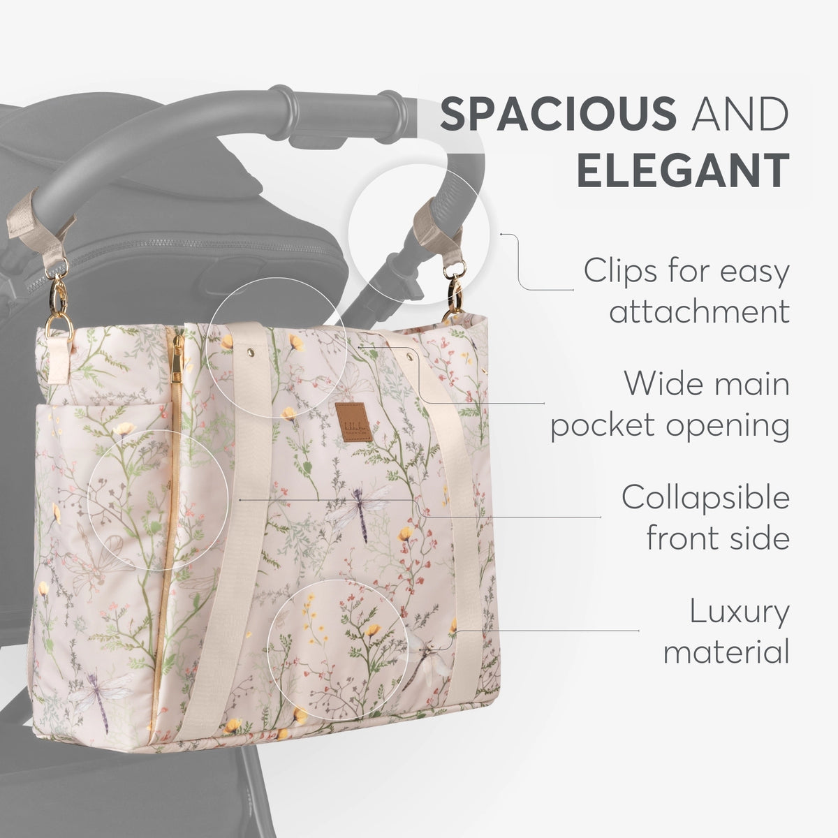 KikkaBoo® Borsa fasciatoio Florence vari colori