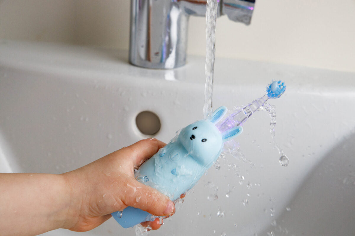 innoGIO Spazzolino Elettrico Sonico GIOrabbit Blu