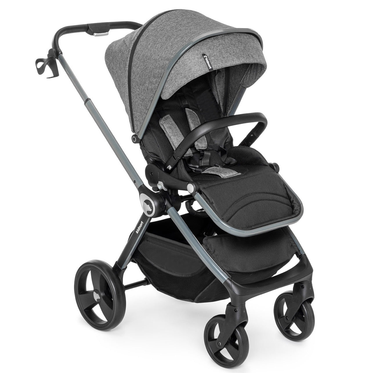 Isbjorn Kidnort - Passeggino Reversibile grigio