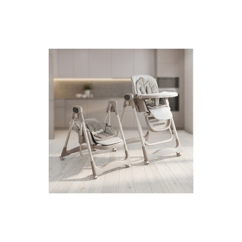 Seggiolone e altalena con regalo Fuji BEIGE