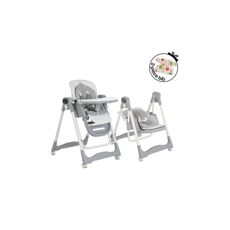 Seggiolone e altalena con regalo Fuji grigio