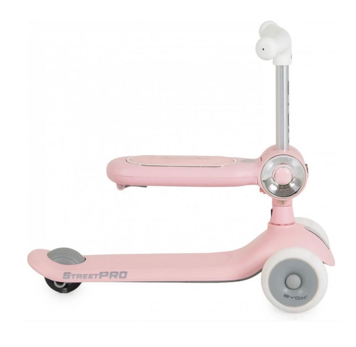 Byox StreetPro monopattino evolutivo 3 ruote 2-in-1,  rosa