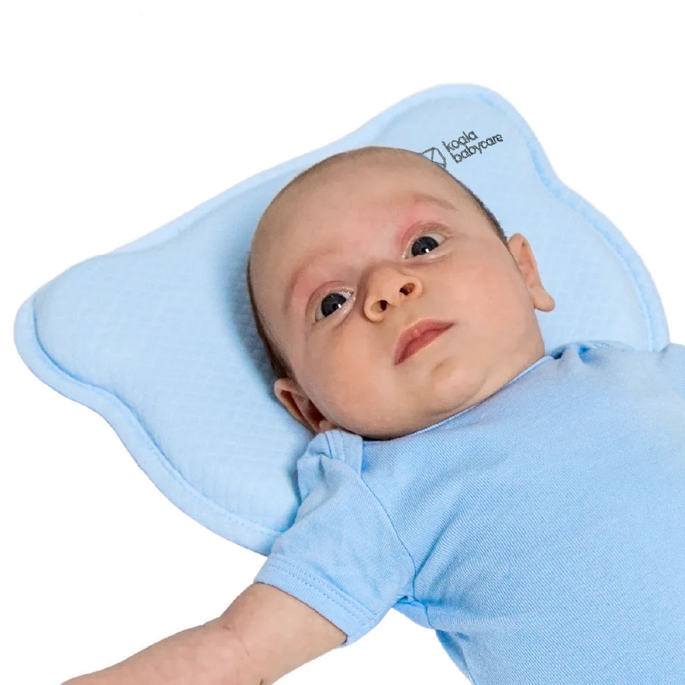 Cuscino per testa piatta Koala Perfect Head azzurro
