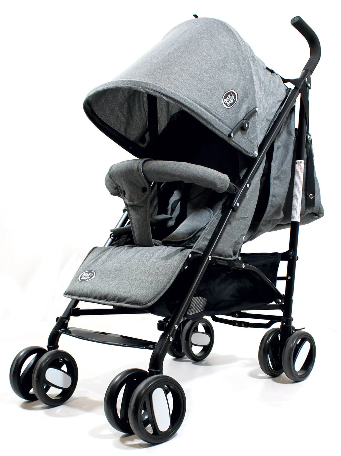Passeggino Leggero per Bambini Pieghevole con Borsa Nemo Grigio