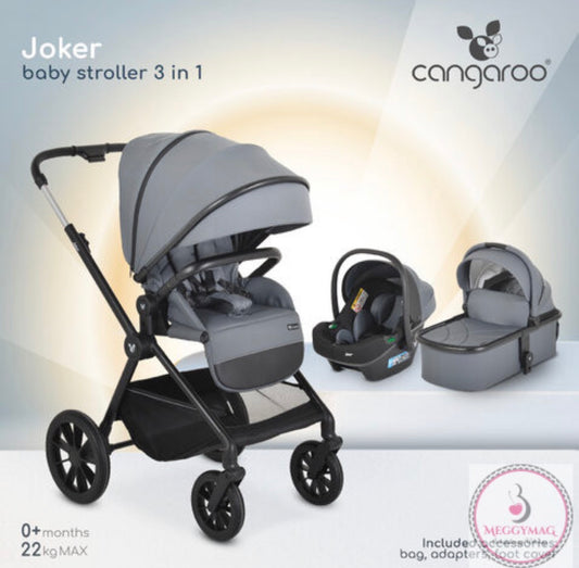 CANGARO TRIO MODULARE JOKER 3 IN 1 GRAY