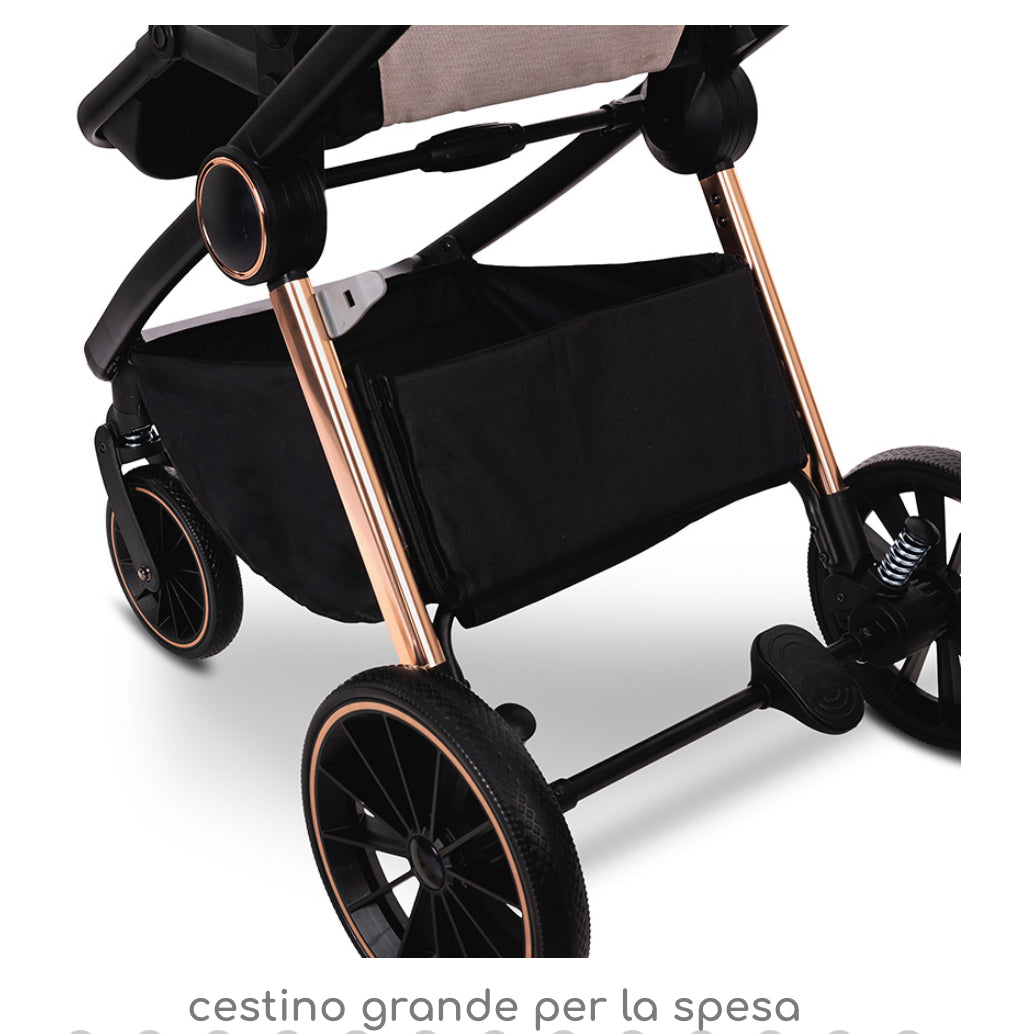 TRIO LIRELLI MODELLO BIANCA ,COLORE NERO