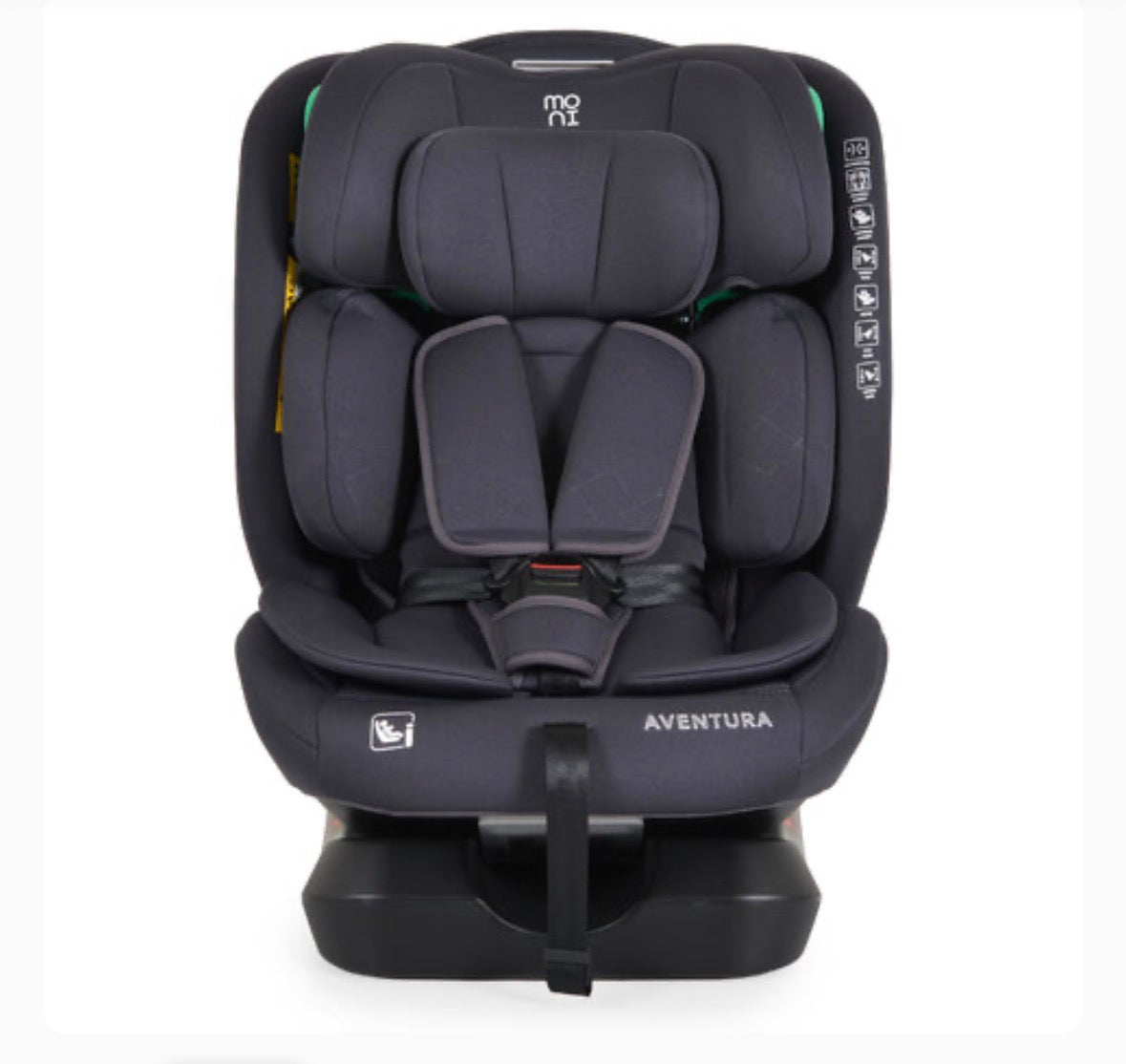 MONI SEGGIOLINO AUTO AVENTURA I-SIZE 40-150CM GRIGIO