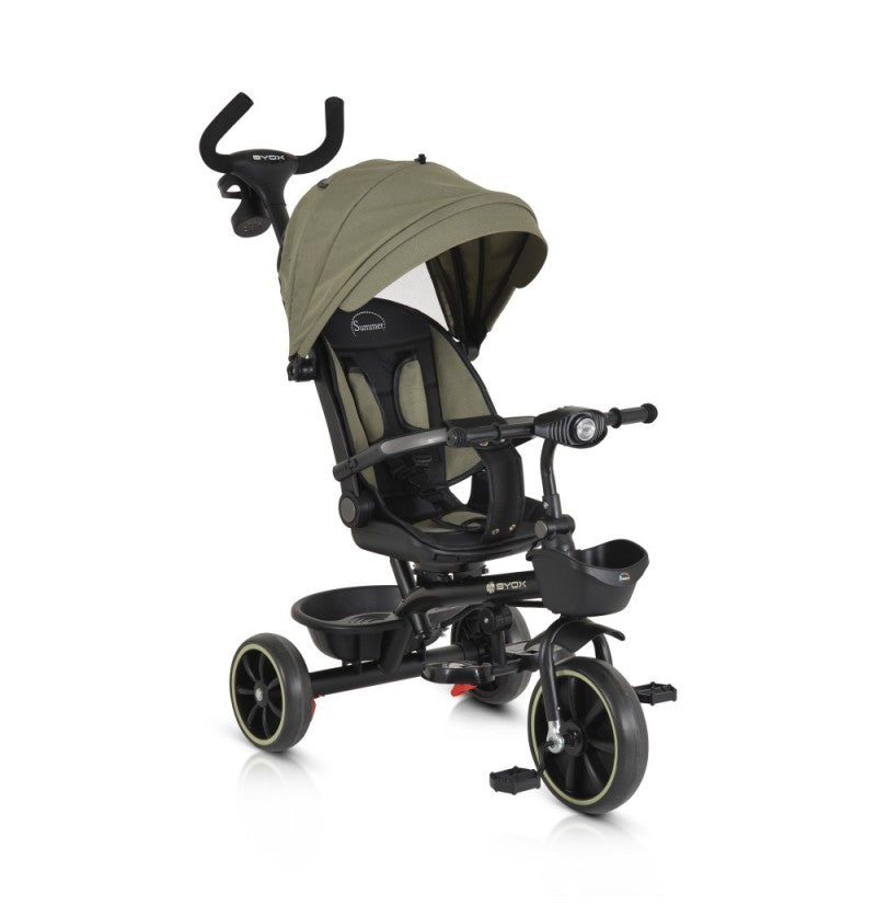 MONI Triciclo con Seduta Reversibile di 360° SUMMER GREEN