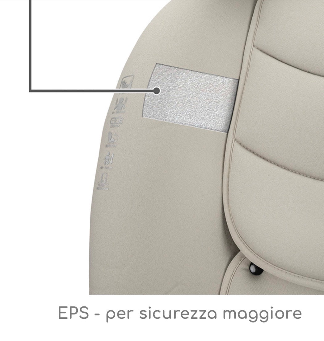 Seggiolino SOLARIS i-Size ISOFIX Support Leg 360 BEIGE