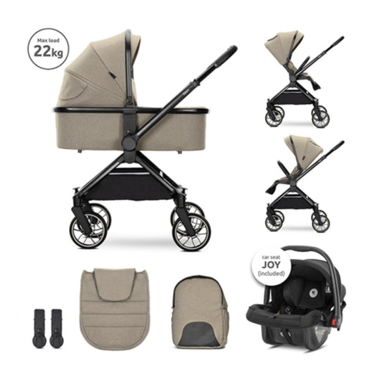 TRIO REYA 3in1 con maniglia reversibile MARRONE