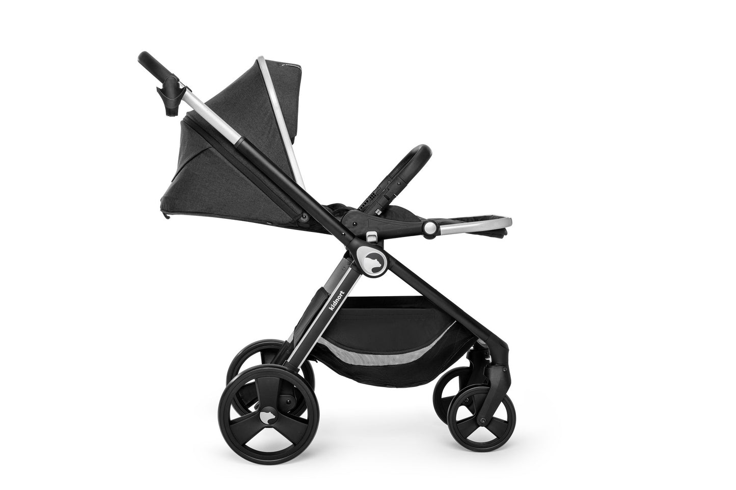 Isbjorn Kidnort - Passeggino Reversibile nero