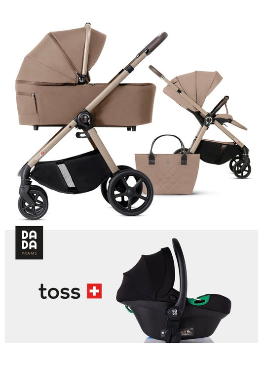 Trio Dada Prams Flux Moka Beige