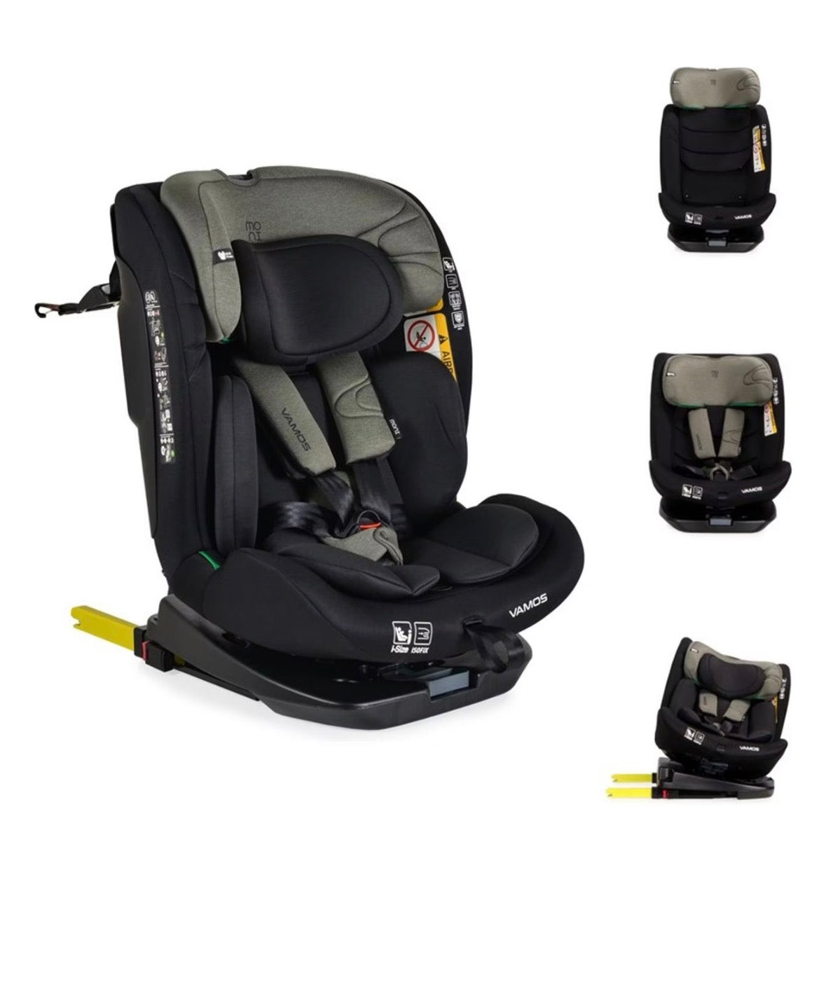 Seggiolino auto Moni Vamos i-Size (40-150 cm) VERDE