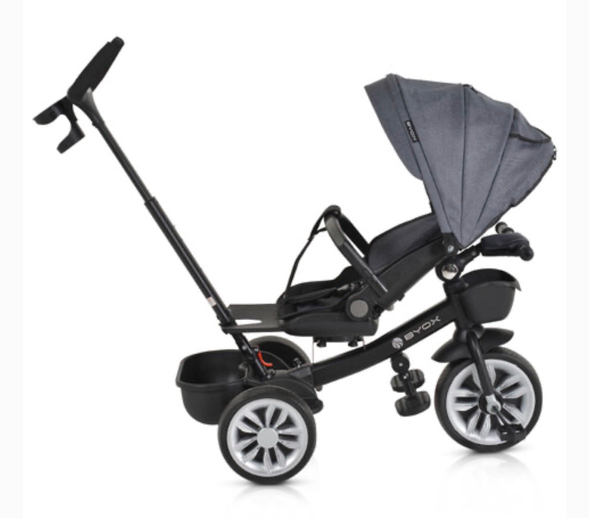 Triciclo Space grigio