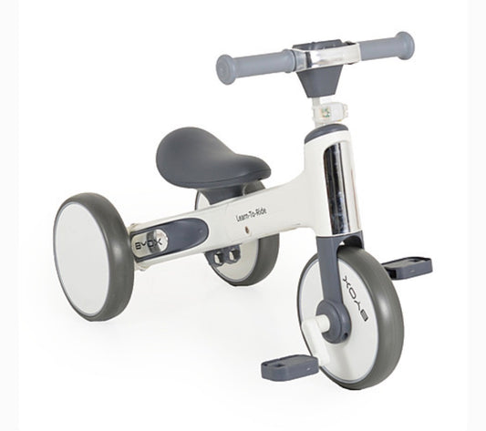 Mini bici da equilibrio Impara a cavalcare 2in1 bianca