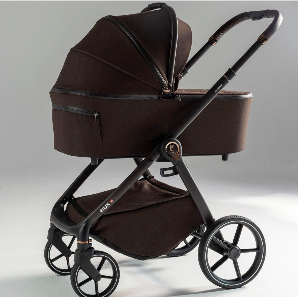 Trio Dada Prams Flux Chocolate