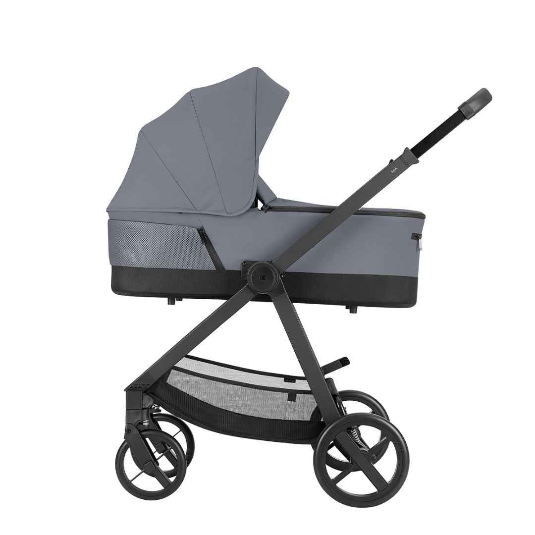 KikkaBoo® Passeggino con navicella 3in1 Mia GRIGIO