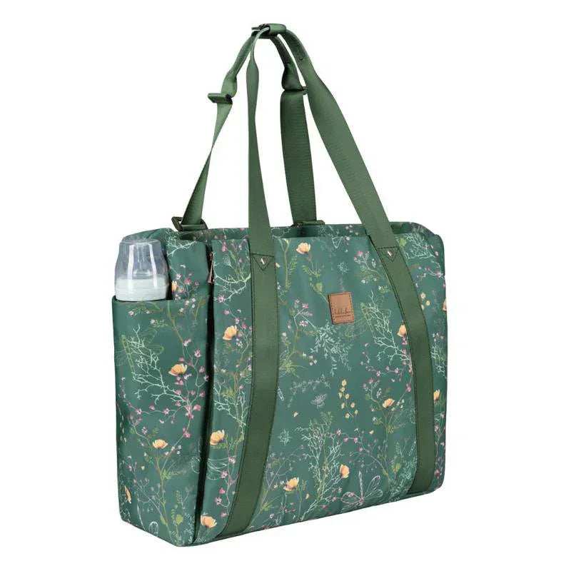 KikkaBoo® Borsa fasciatoio Florence Secret Garden Green