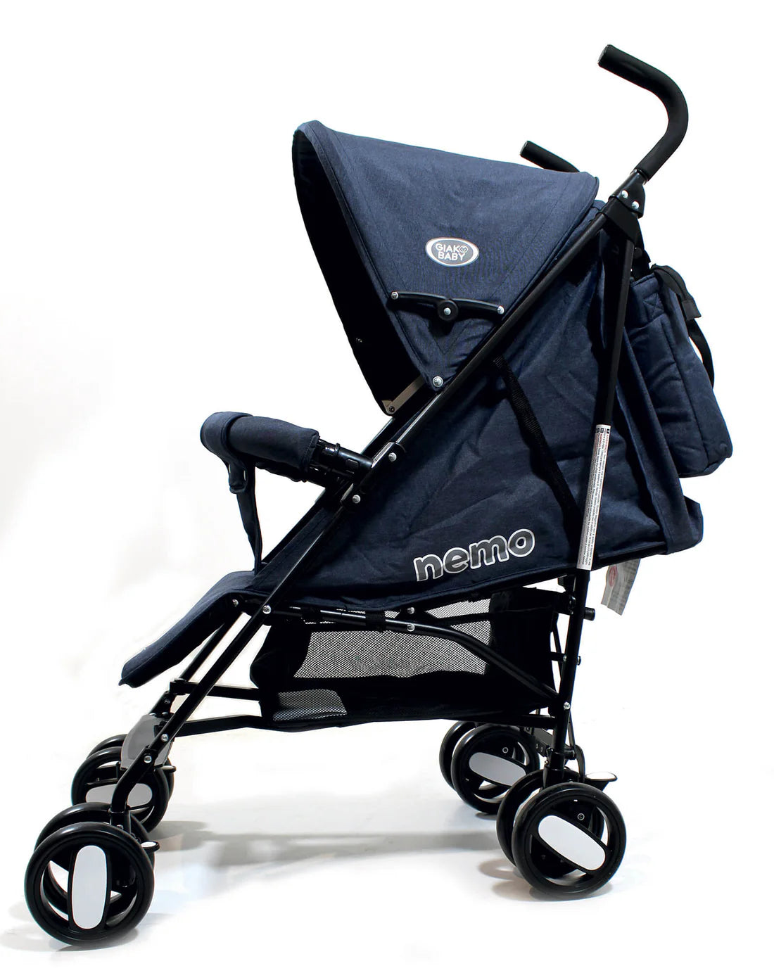 Passeggino Leggero per Bambini Pieghevole con Borsa Nemo blu