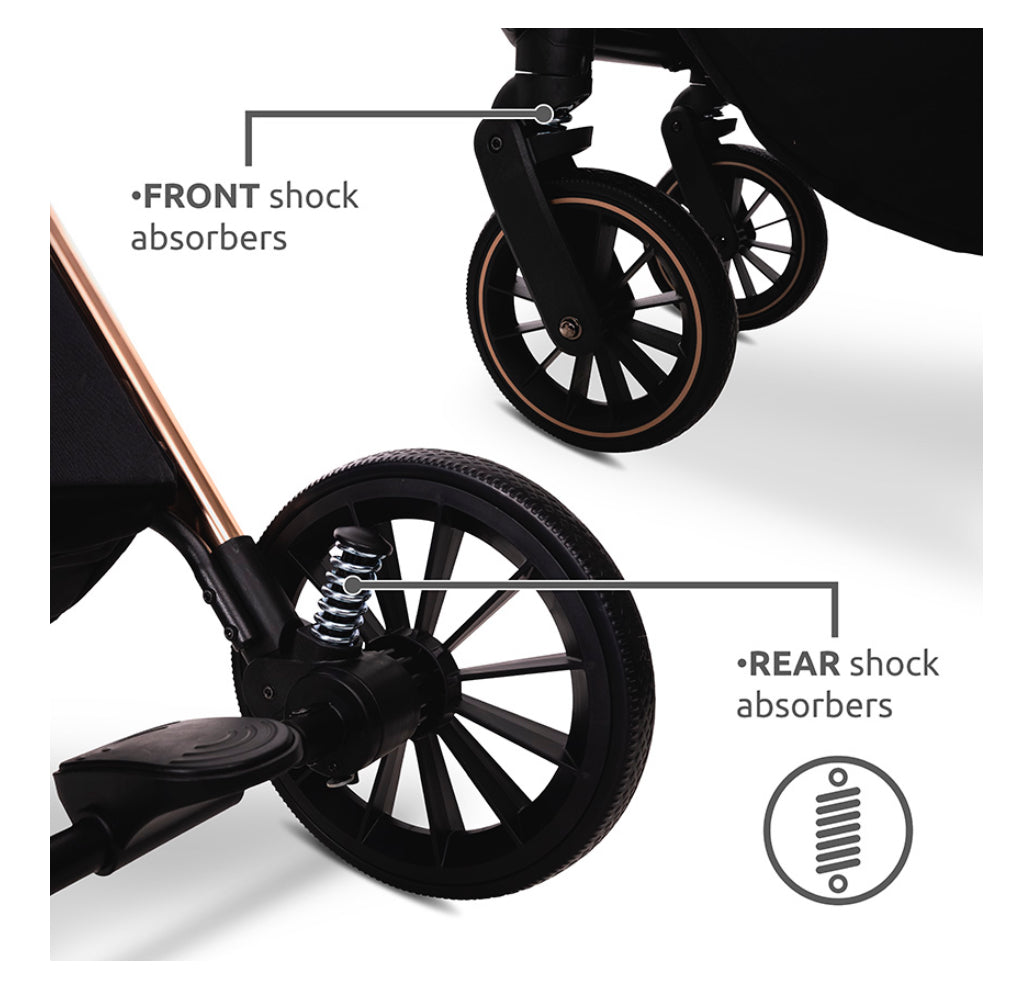 TRIO LIRELLI MODELLO BIANCA ,COLORE NERO