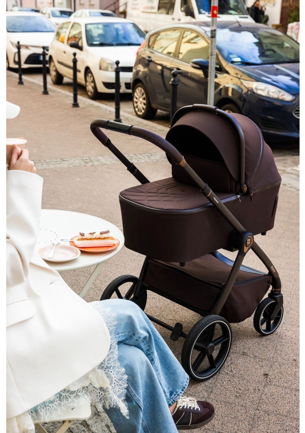 Trio Dada Prams Flux Chocolate