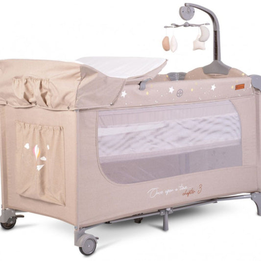 LETTINO CAMPING CANGARO ONCE UPON BOX BEIGE