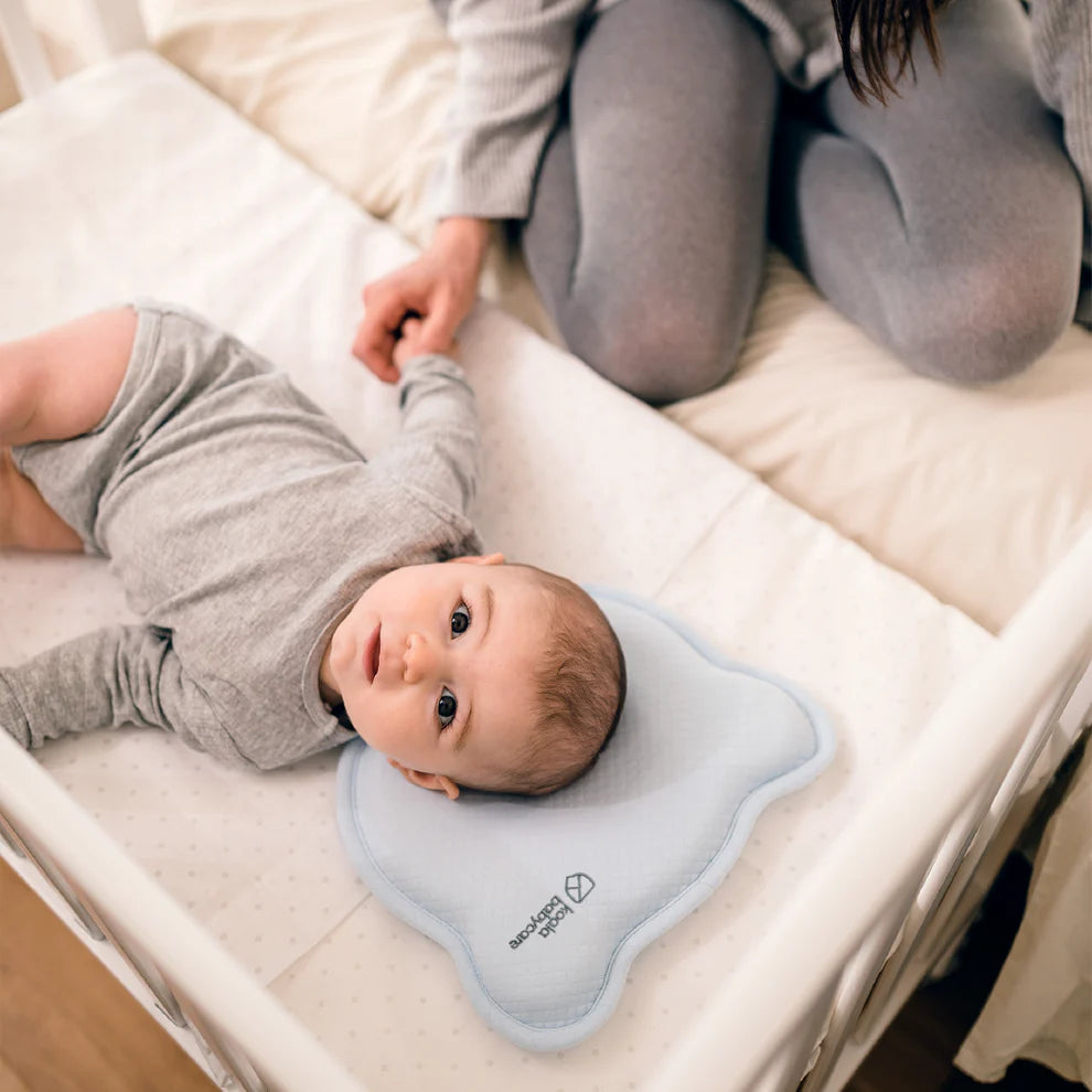 Cuscino per testa piatta Koala Perfect Head azzurro