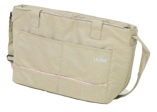 PASSEGGINO LEGGERO LEONIE SAMBA CHIUSURA AUTOMATICA COMPLETO DI BORSA OMOLOGATO 0/22KG BEIGE