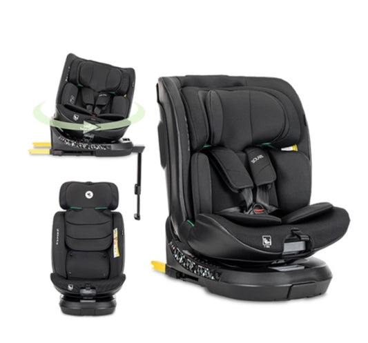 Seggiolino SOLARIS i-Size ISOFIX Support Leg 360 NERO