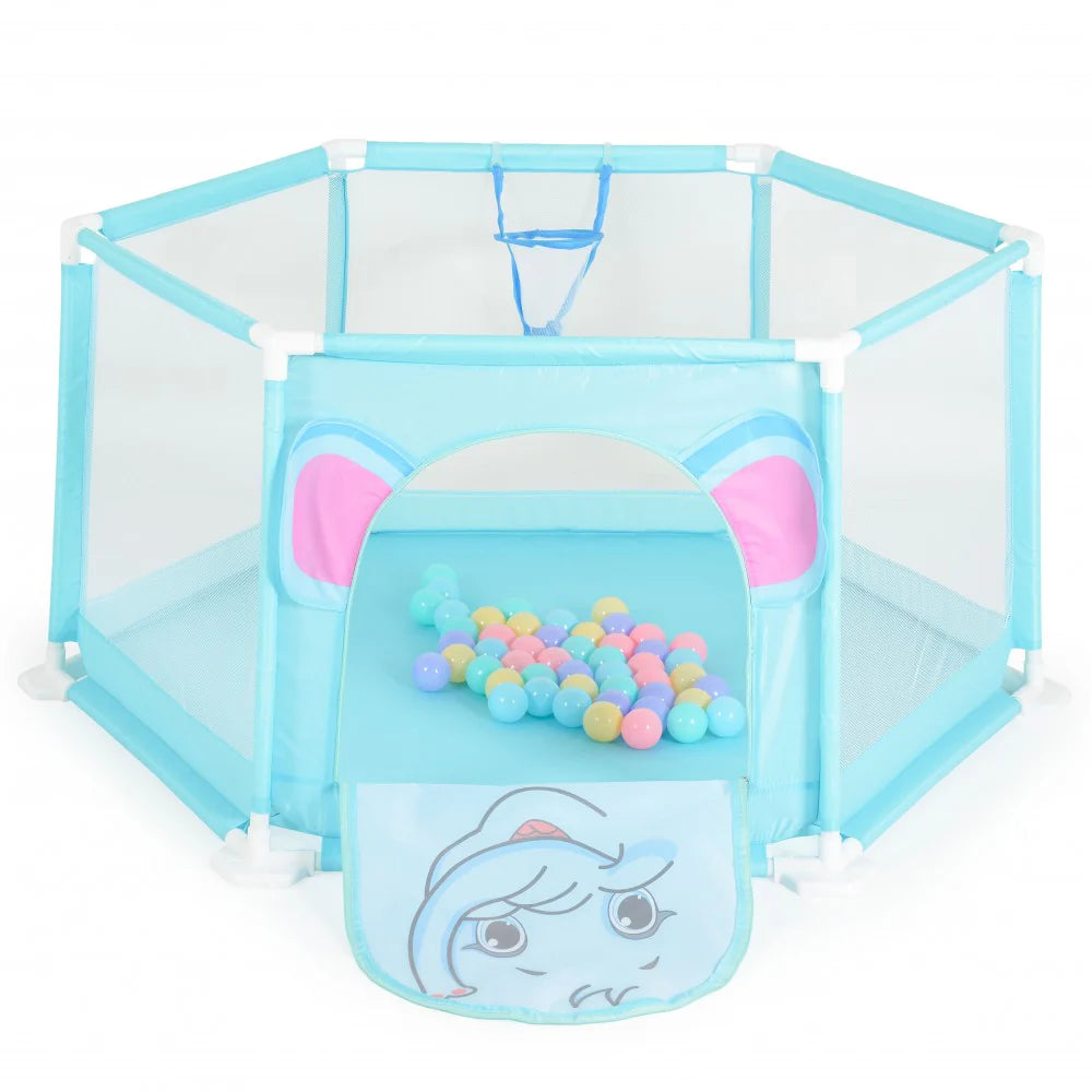 MONI BOX RECINTO CON 50 PALLINE BLU