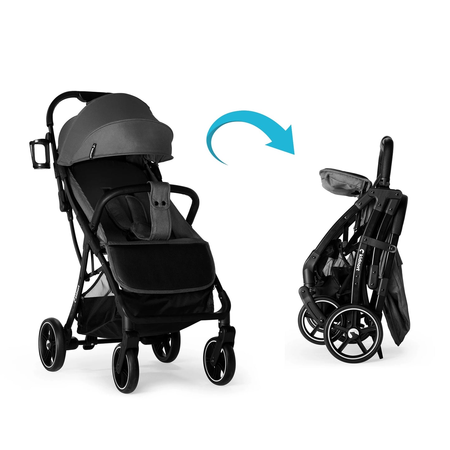 Kidnort Passeggino Fjallrav grigio