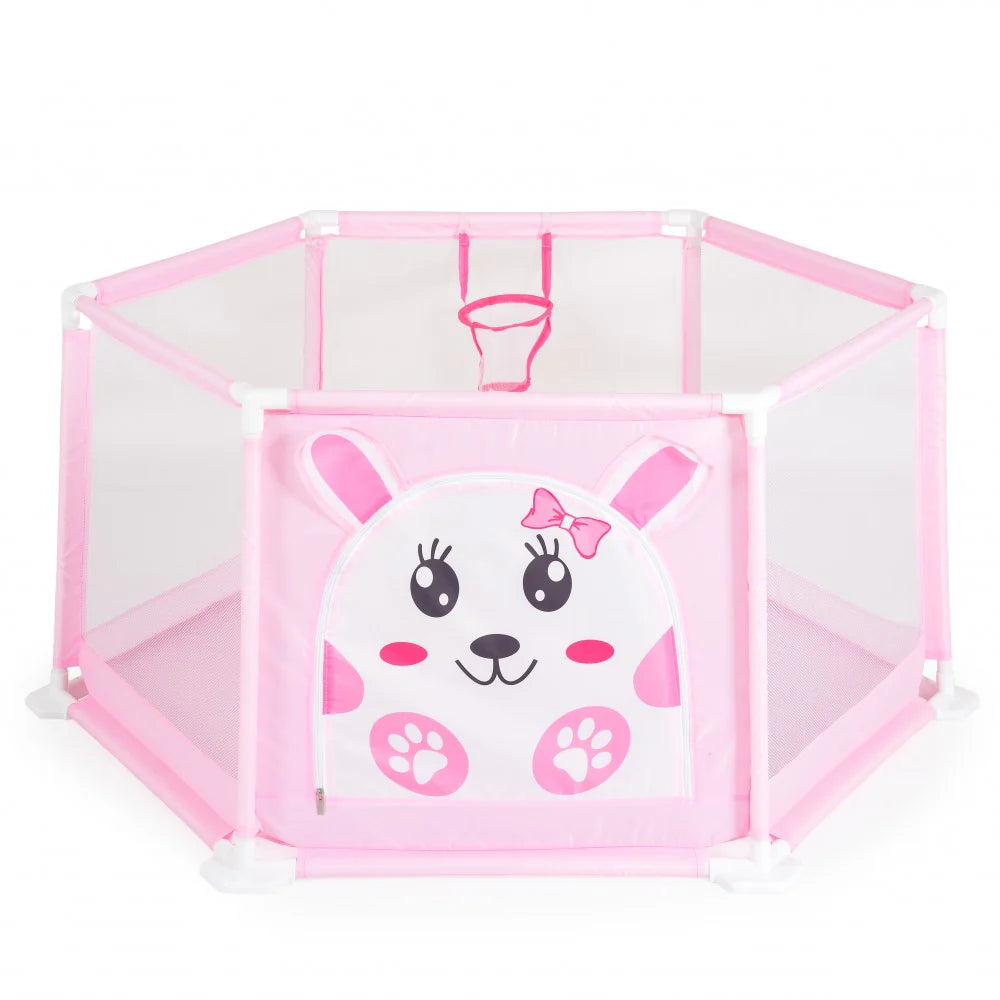 MONI BOX RECINTO CON 50 PALLINE ROSA
