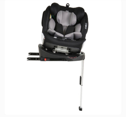 Moni Seggiolino Auto Legend 40-150 cm GRIGIO – 3 in 1 con Rotazione 360° e ISOFIX