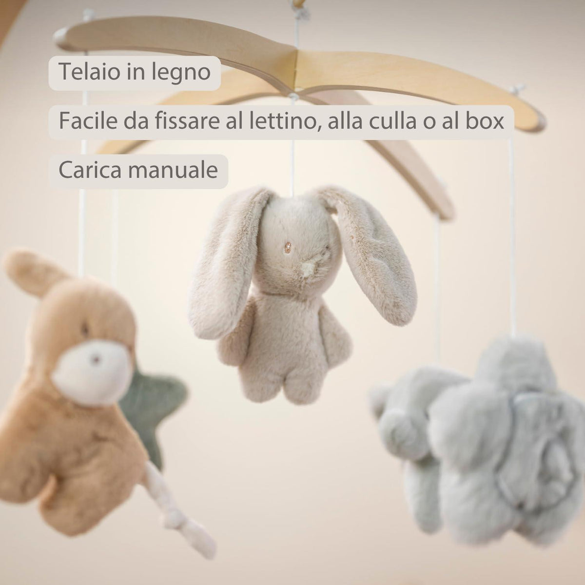 NATTOU Giostrina in Legno luoulou