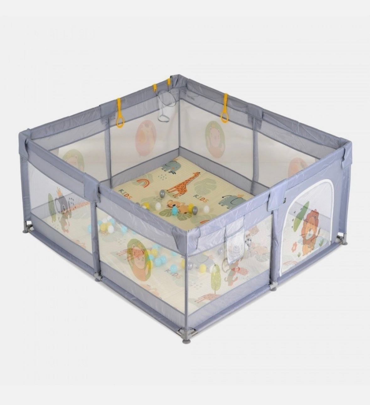 GameZone Tappeto con RecintoGRIGIO 120x120cm