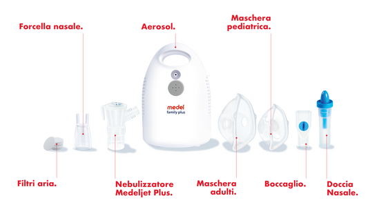 Aerosol  family plus con doccia nasale